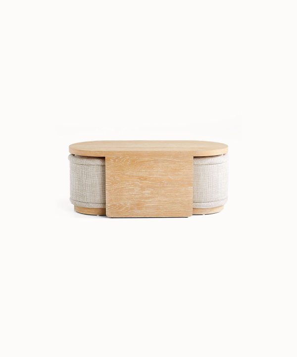Oval Nesting Coffee Table